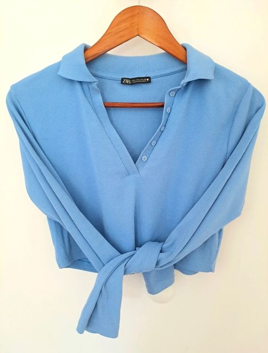 Crop top polo Zara