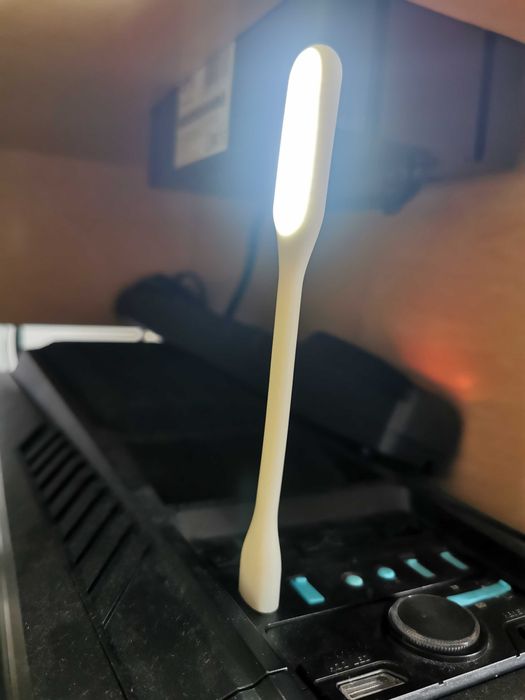 Lampka USB silikonowa - Biała