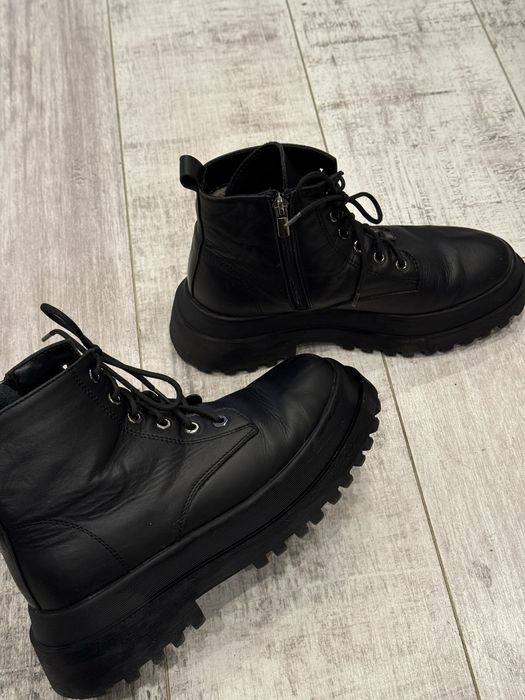 Обувь зимняя на шнурках и змейке