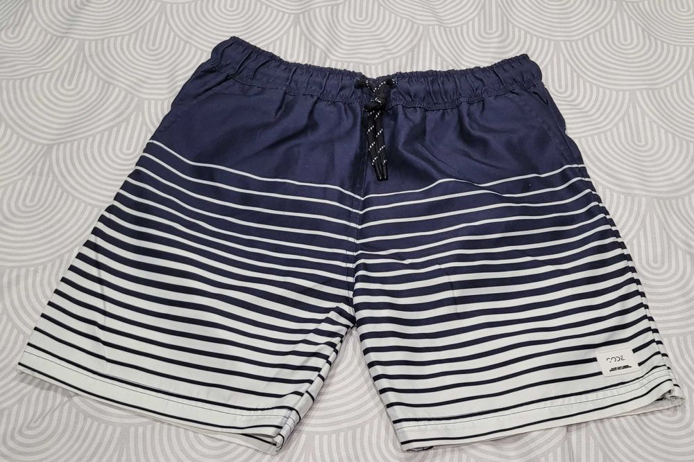 Męskie Spodenki Kąpielowe W Paski