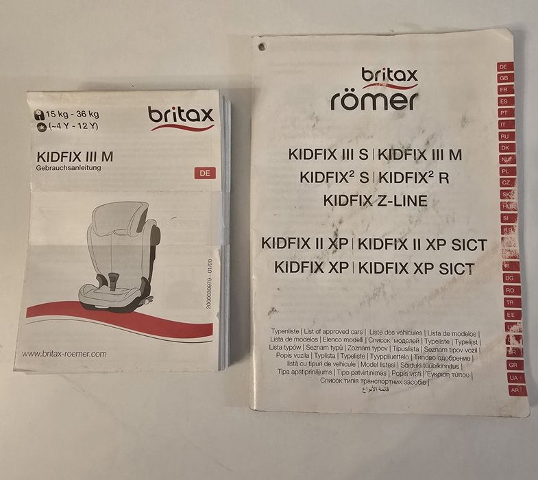 Instrukcja obsługi Britax Roemer Kidfix III M