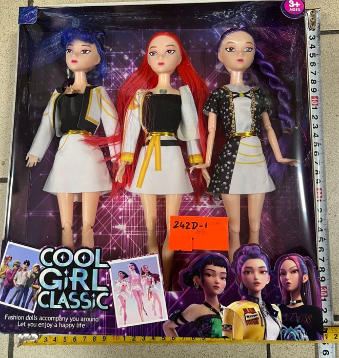 Музичні Лялькі K-pop Demon Hunters,  мисливці на демонів , Cool girl