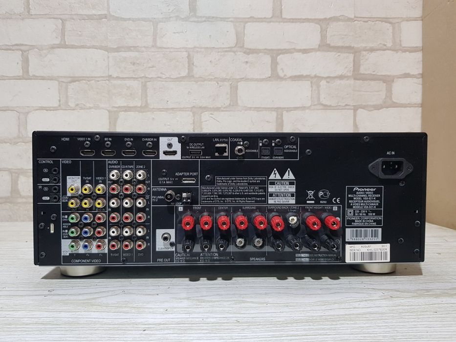 Пульт!7.1AV Сетевой ресивер/Pioneer VSX -921-К HDMI USB, 150Вт