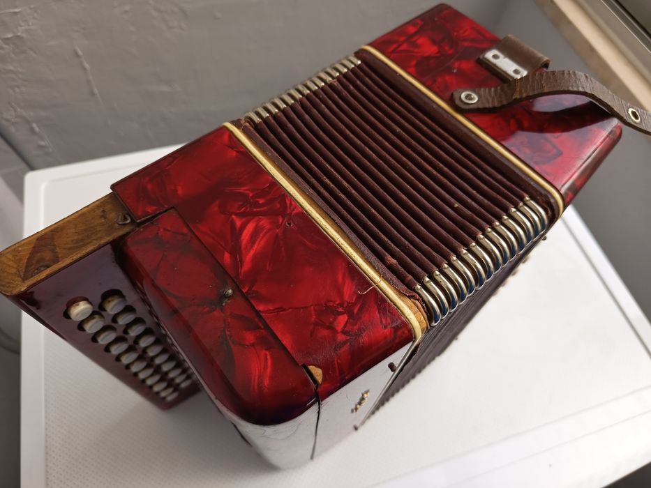 Acordeão Paulo Soprani  + Concertina 8 baixos
