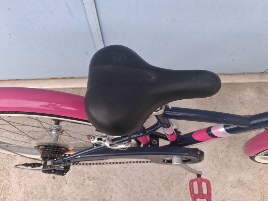 Bicicleta para menina dos 6 aos 12 anos de idade pronta a pedalar