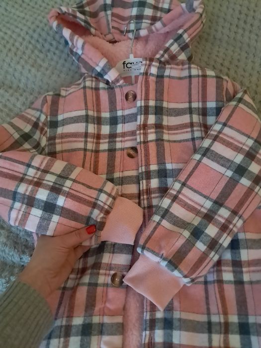 Куртка сорочка для дівчини; тепла сорочка;одяг для дівчат ; курточка н