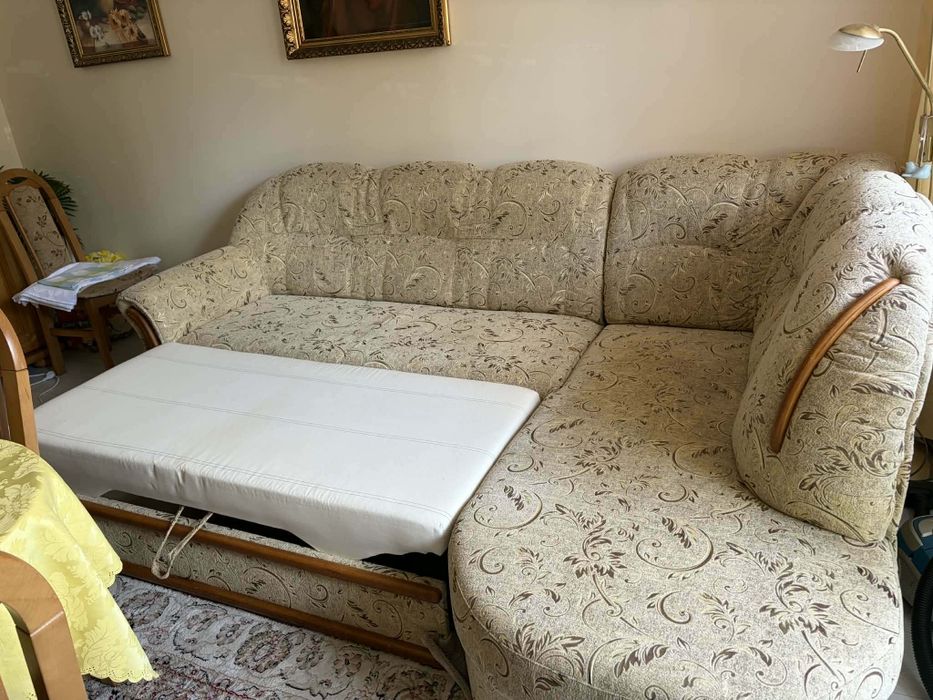 Narożnik z funkcją spania