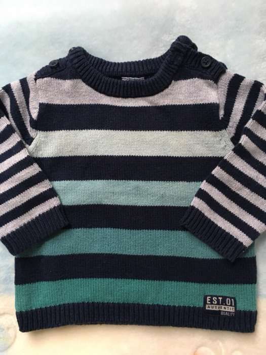 Sweter niemowlęcy dla chłopca r. 56, 0-3 mcy
