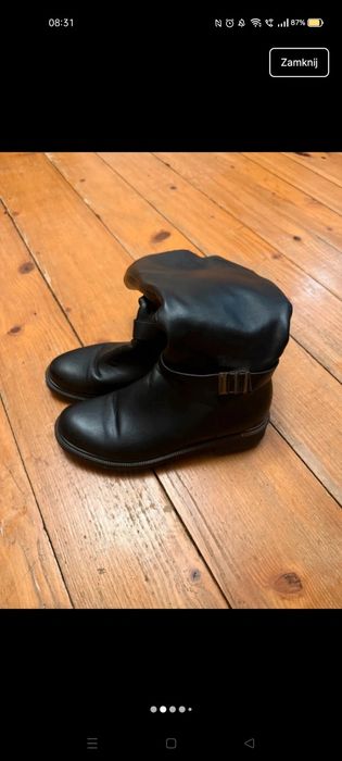 Sliczne zimowe kozaki ccc