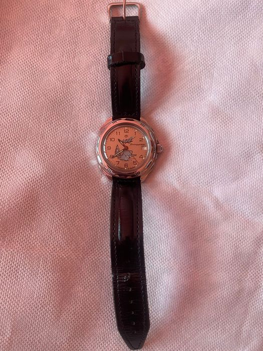 Relógio Vostok Komandirskie mecânico + caixa e documentos