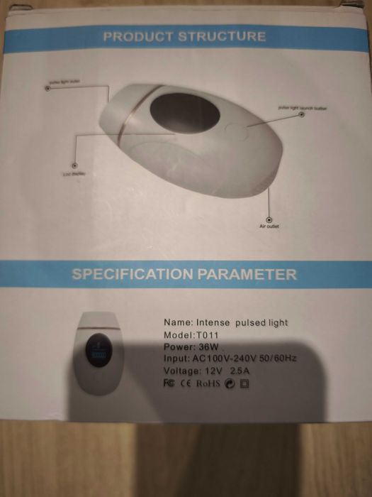 Depilator laserowy IPL 900000 !