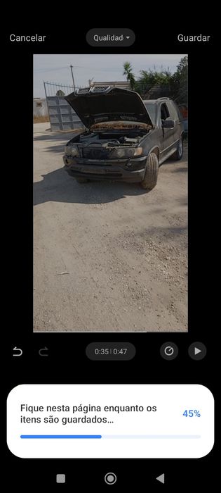 Frente X5 completo+airbags