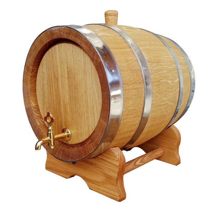 Beczka Dębowa 10L komplet