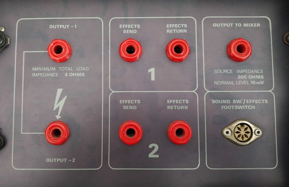 Cabeça de amplificador guitarra HH electronic 150W MOS-FET tecnology