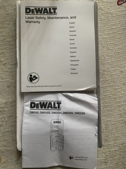 Далекомір лазерний DeWALT DW03101