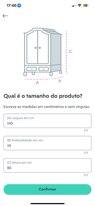 Secretaria de madeira