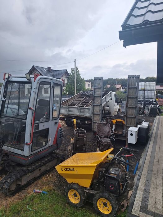 Usługi minikoparka Roboty ziemne
