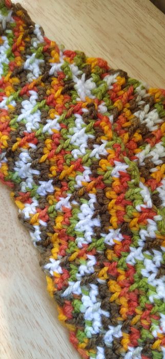 Cachecol feito a mão