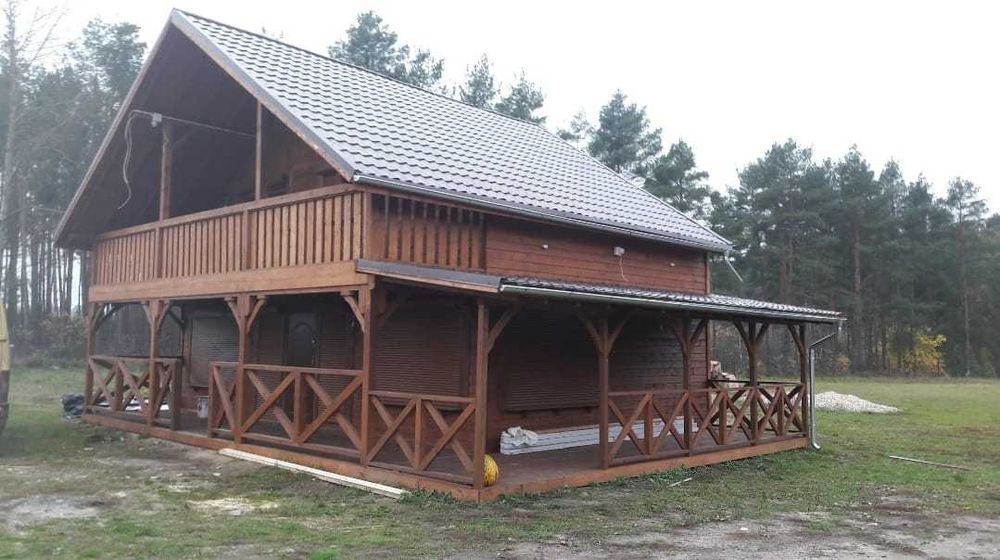 Domki letniskowe i całoroczne – pełne wykończenie, sauna, toaleta