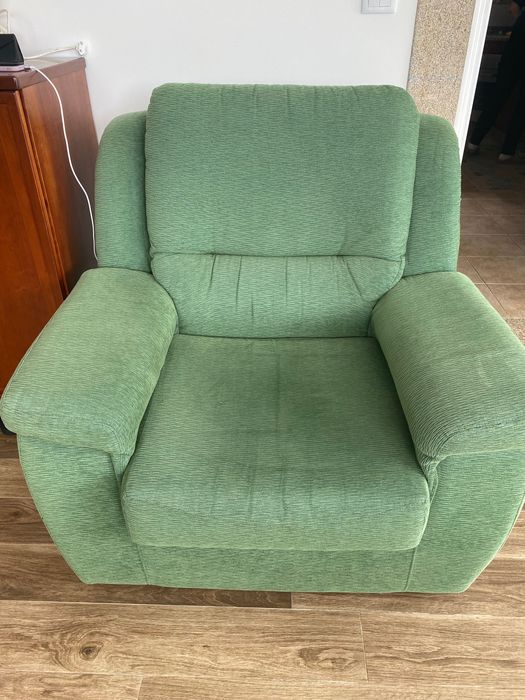 Conjunto de Sofás Verde - 3 Peças - 90€