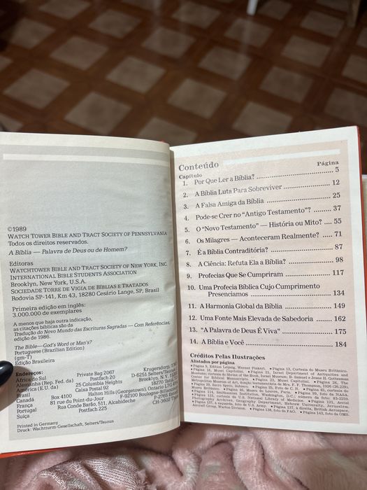 Livro “A Bíblia - Palavra de Deus ou de Homem?”