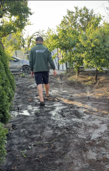 Автоматичний полив , крапельний полив, полив газону, запуск систем