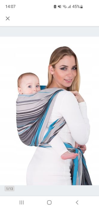 Natibaby chusta 5,2m użyta kilka razy stan bdb