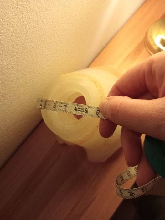 Klosze 3 sztuki jasne ,grube szkło, żarówka E14