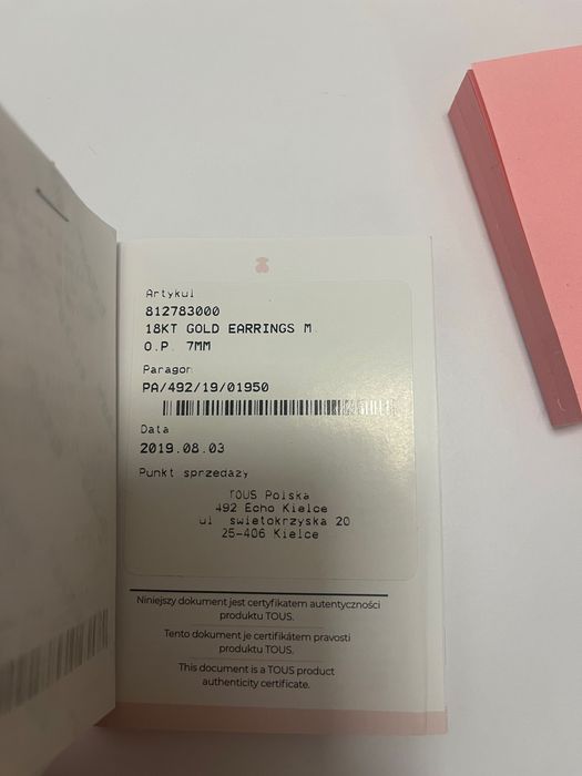 Tous, serduszka, idealne na prezent