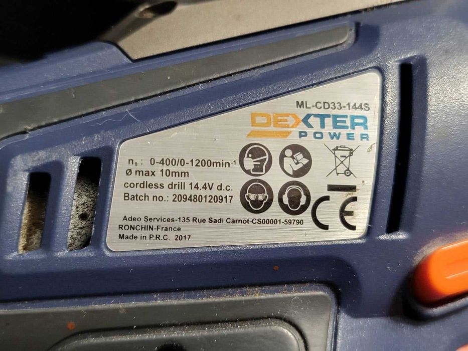 Wiertarko-wkrętarka Dexter Power w walizce