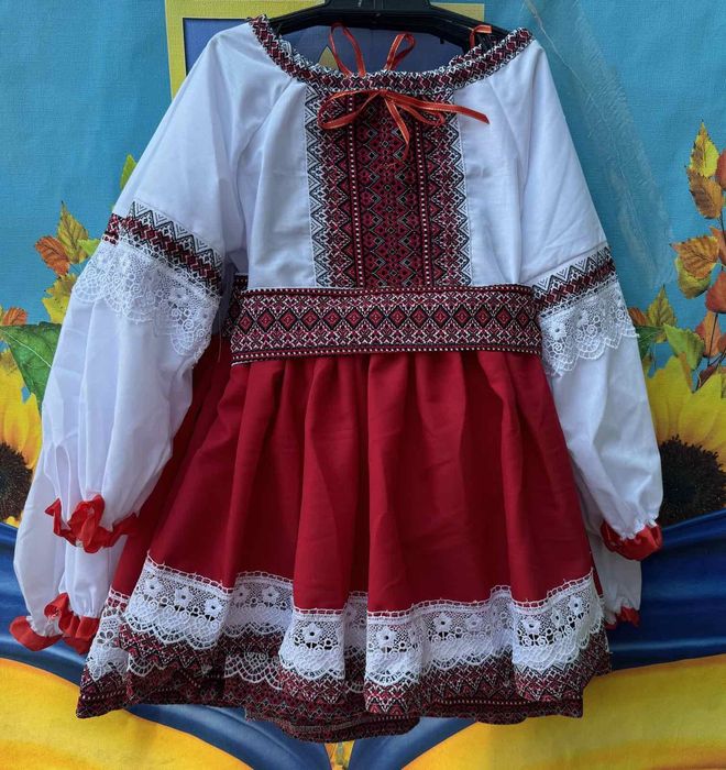 Костюм-вишиванка дитячий, комбінований 116-122