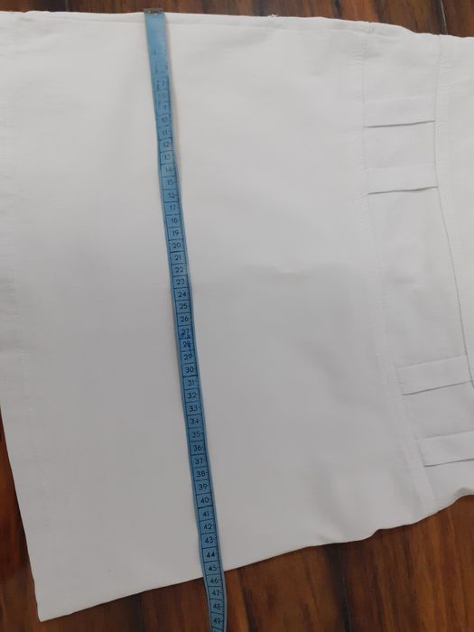 Biała spódnica mini Minimalistic white mini skirt Clean girl aestetic