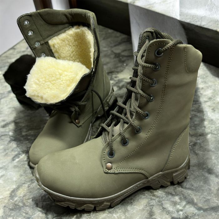 Берці зимові хутро / Берцы зимние натуральна кожа 36-48 Розн//Опт