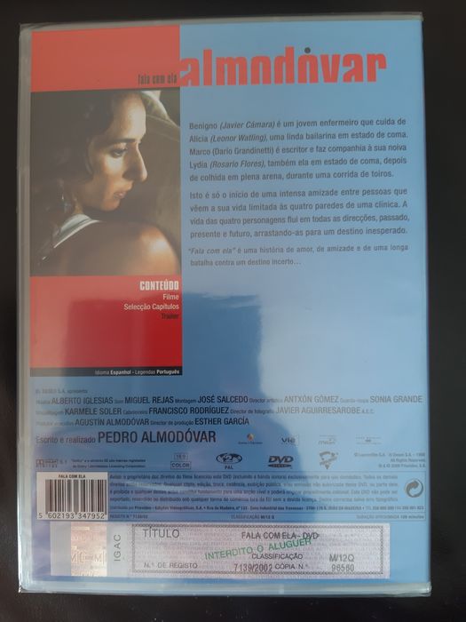 DVD Fala com ela - Almodovar NOVO