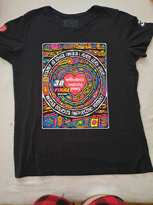 T-shirt czarny L WOŚP