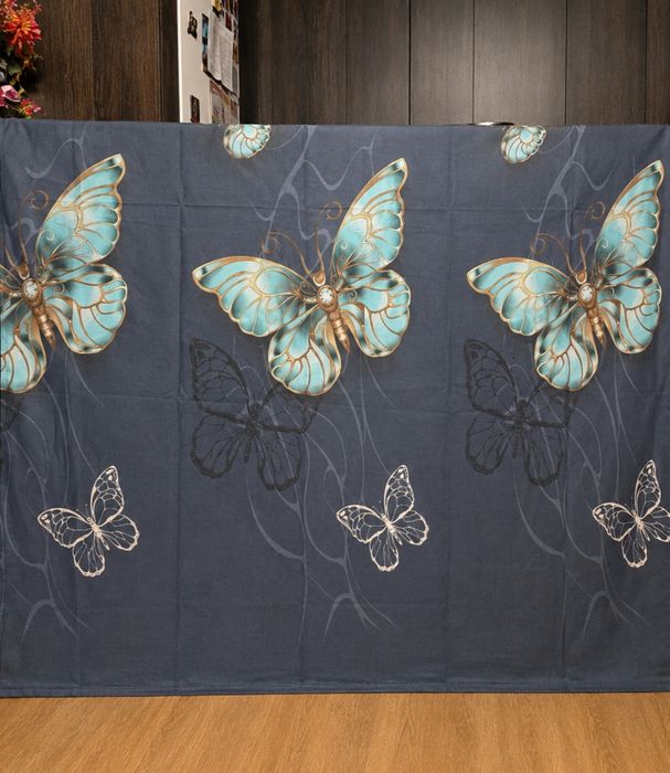 Komplet pościeli Granatowy w Motyle 160x200cm