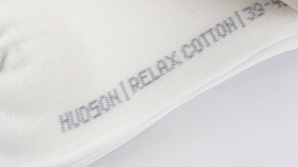 3X Bawełniane ciepłe podkolanówki HUDSON RELAX COTTON białe 39-42 -65%