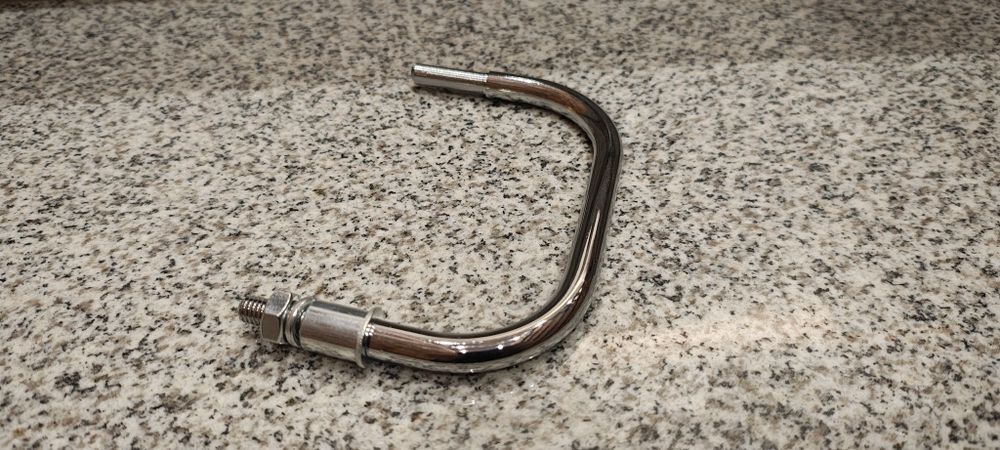 Nowy uchwyt mocowanie pasażera chrom wsk 125 175