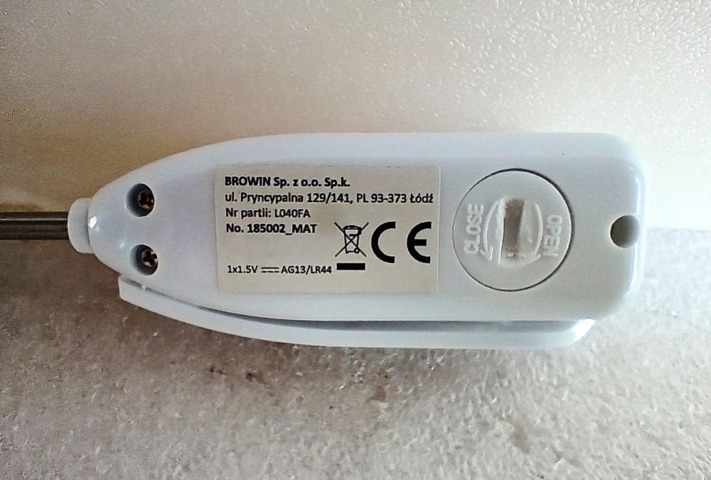 Elektroniczny termometr szpilkowy marki Browin -50°C do +300°C