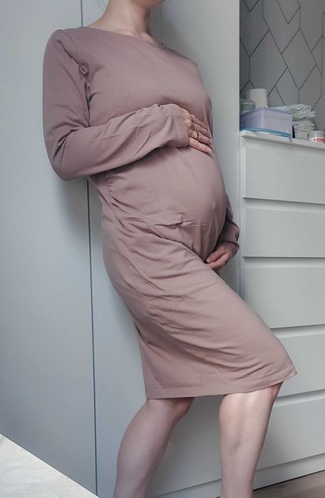 Cielista sukienka ciążowa