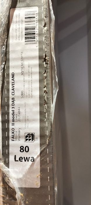 Drzwi przesuwne 80 lewe