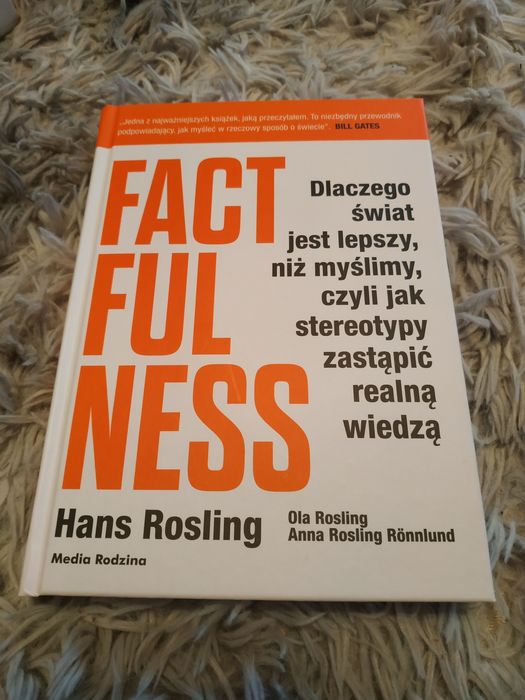 Książka Factfulness Hans Rosling