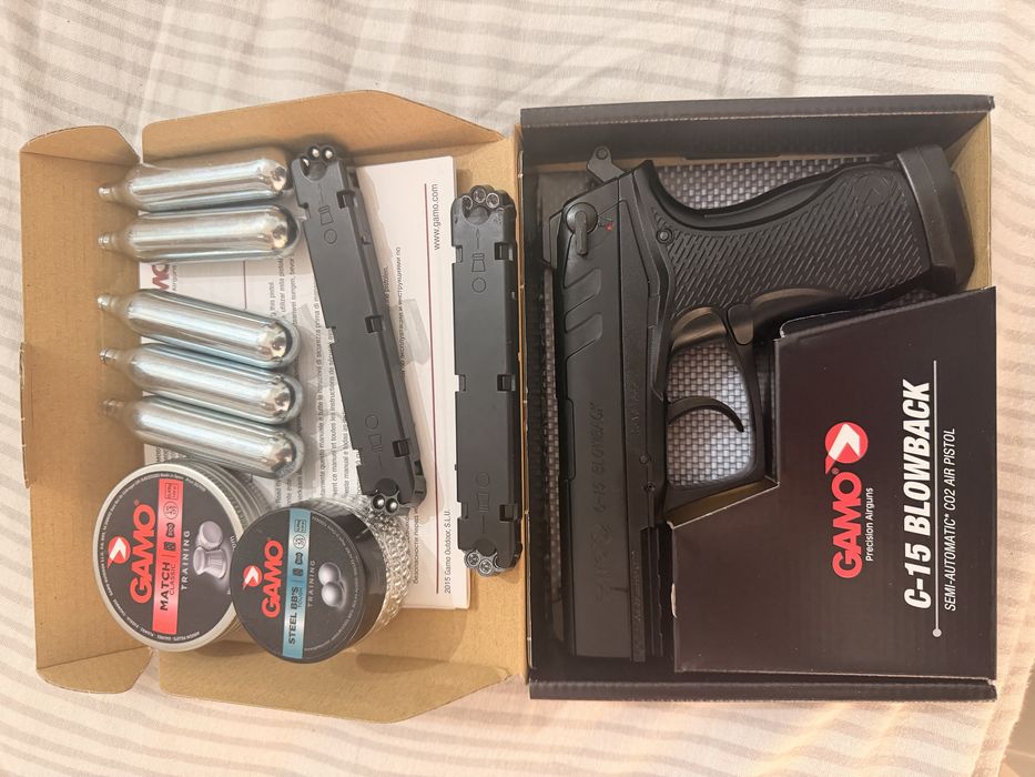 Pistola Gamo C15 Blowback 4.5 CO2
