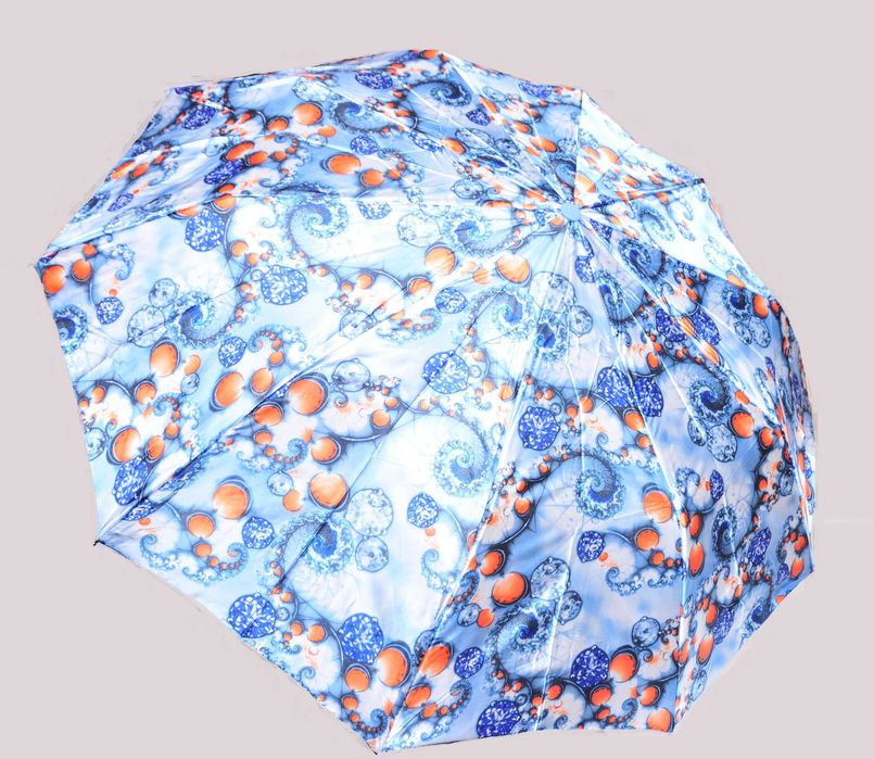 Женские зонты 10 спиц антиветер полуавтомат карбон атлас сатин новые