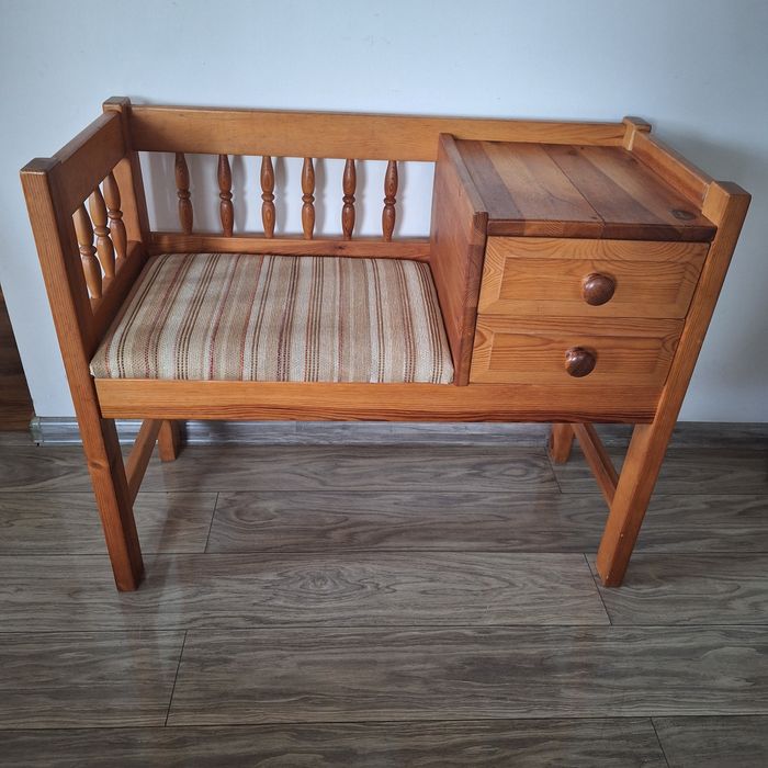 Siedzisko drewniane do przedpokoju