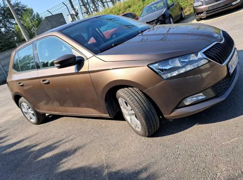 Бампер Skoda fabia III разборка Шкода фабия 3 запчастини фабия