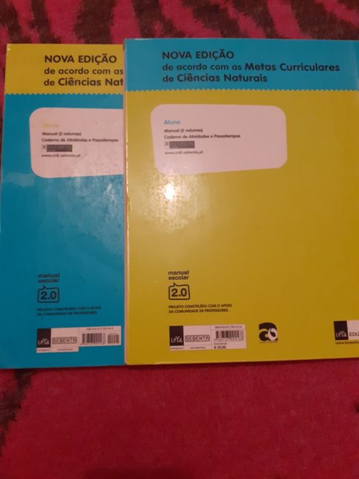 Manuais de Ciências Naturais 6⁰ano