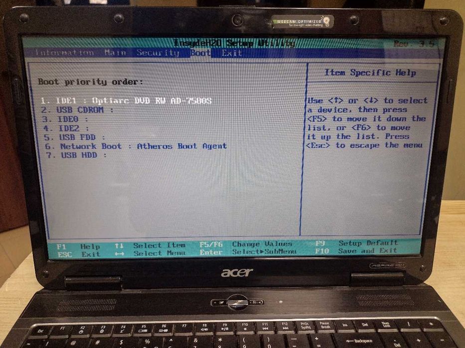 Laptop ACER Aspire 5732Z