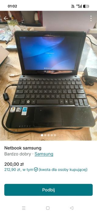 Ł notebook używany w dobrym stanie