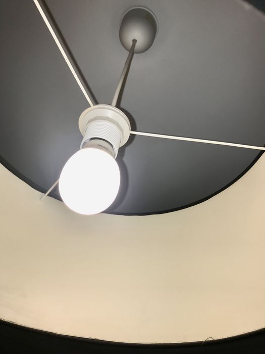 Candeeiro Abajur Preto IKEA (Novo)